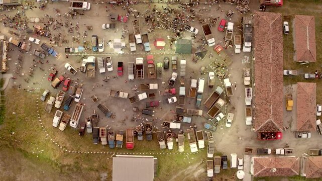 Surubim Aerial View - Animal Market and Cityscape
