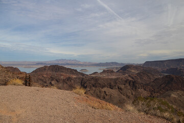 Naklejka premium Views from Black Canyon Overlook, Nevada