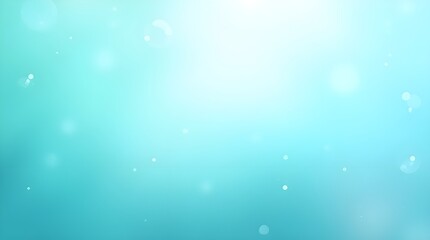 Soothing abstract background with soft turquoise waves and glowing light. Perfect for relaxation, wellness, and dreamy ocean-inspired designs