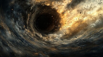 Cosmic Vortex Celestial Storm, swirling chaos