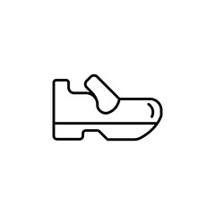 Shoe line icon