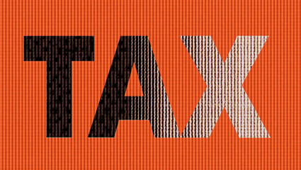 Tax background,financial 