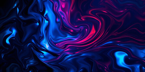 Obraz premium Iridescent background displays flowing pastel colors and soft shapes, noise texture adds depth