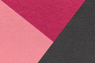 Texture craft purple, pink and black paper background, macro. Structure vintage abstract wine cardboard