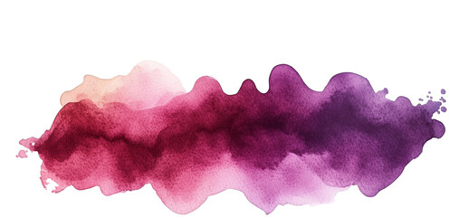 Obraz premium watercolor in wine burgundy and red lilac - abstract watercolor background