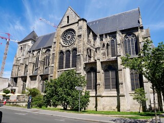 Saint Martin Basilica in Tours – Exterior View of Religious Heritage