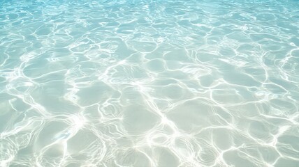 Obraz premium Abstract Rippling Turquoise Water with Sunlight Reflections