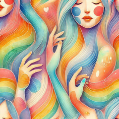 seamless pattern background
