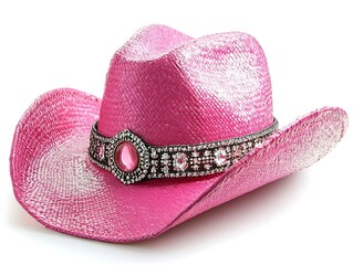 Pink Cowboy Hat, Isolated