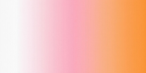 Fototapeta premium Orange pink grainy background, abstract light noise texture banner poster header cover wallpaper backdrop design, copy space
