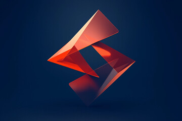 Abstract design, 3d background, generative AI concept