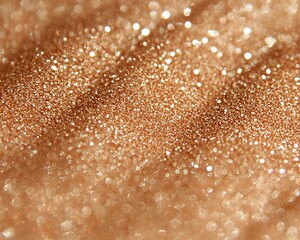 Abstract bronze glitter texture background.