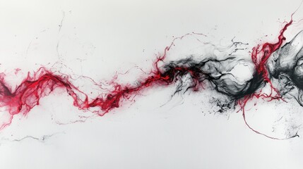 A black and red illustration depicts a man holding a tennis racket.