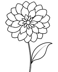 Intricate floral design featuring layered petals