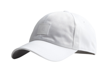 Stylish white cap designed for outdoor activities and casual wear in various environments
