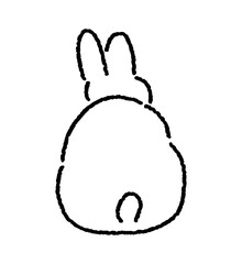 rabbit, line art, hand drawn, ink pen, logo, bunny, lineart, handdrawn, vector, illustration, black, white background, quirky, naive, imperfect, loose style, simple, minimalist, bunny, cartoon, animal