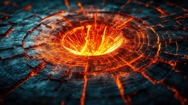 Molten Core Crater, Volcanic Explosion