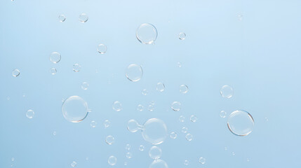 air bubbles in water isolated