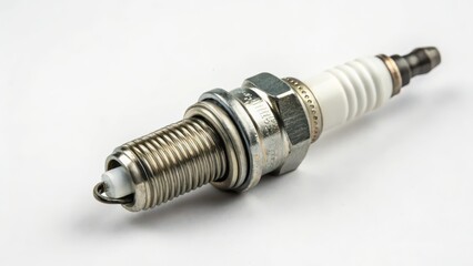 Spark Plug on White Background