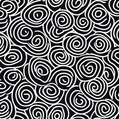 Professional Seamless Rounded Lines Mosaic Pattern for Versatile Use in Design Projects