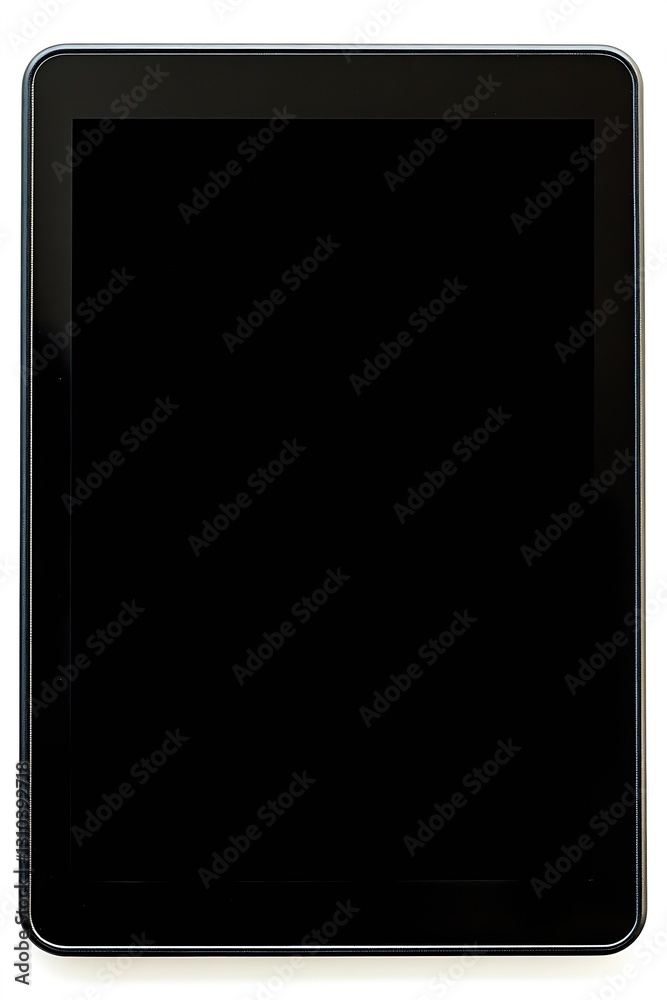 Aufkleber Sleek black tablet with empty display ideal for various digital applications and marketing strategies : Generative AI