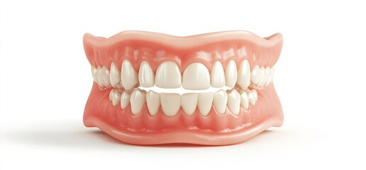 Obraz premium Realistic dental model showcasing teeth and gums for educational purposes in a dental clinic setting : Generative AI