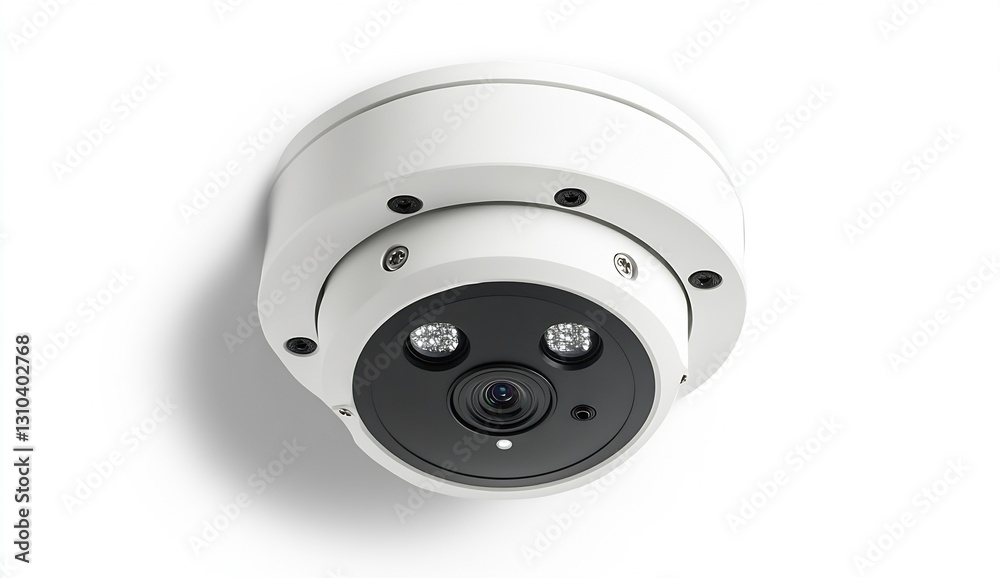 Aufkleber high definition security camera mounted on ceiling for modern surveillance systems : generative ai