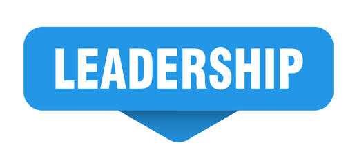 leadership sticker. leadership sign on transparent background
