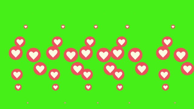 like hart green screen video 