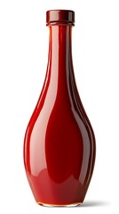 Red Sauce Bottle Isolated