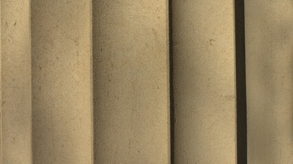 Antique column in bright sunlight