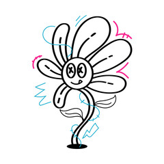 Vector Doodle Illustrations in various abstract shapes