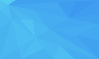 Obraz premium Crystal Blue Low Poly Geometric Background