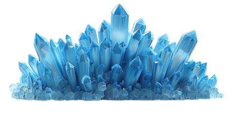 abstract blue background with flowers