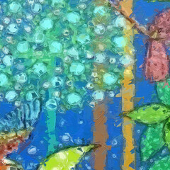 Various flowers, roses, peonies, landscapes, cranes, birds, phoenixes, beautiful scenery