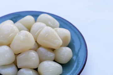 Pickled Scallion, Pickled Japanese leek bulbs