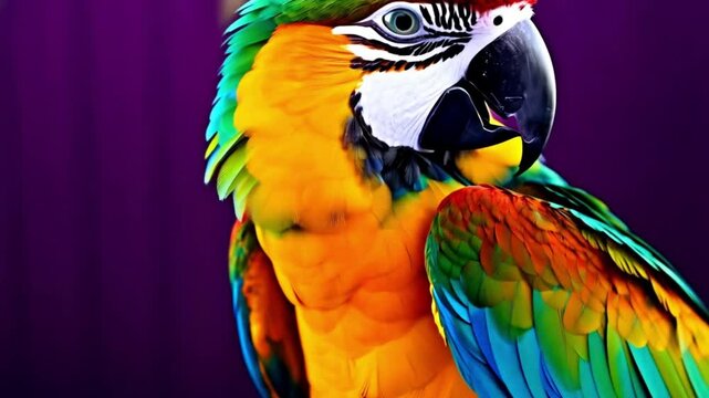 blue and yellow macaw ara