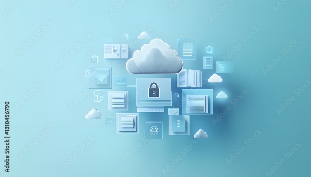 Poster secure cloud data storage and management system