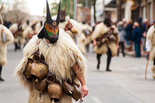 Typical carnival Boes e Merdules parade, Ottana, Sardinia, Italy