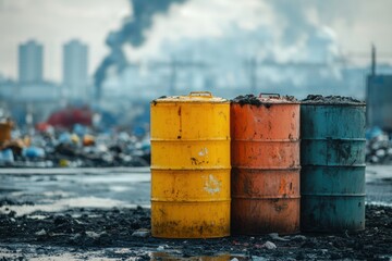Industrial Hazardous Waste Storage in Urban Environment