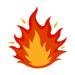 fire flame  isolated on transparent background, PNG File