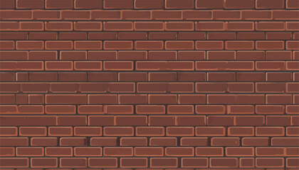 Brick wall background. Brick wall texture. Vector illustration.