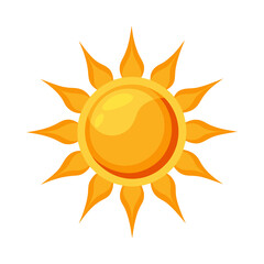 sun vector illustration  isolated on transparent background, PNG File