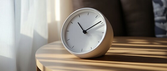 Professional image of alarm clock movement with Quartz and Digital clocks