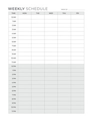 Weekly Schedule, Ultimate Productivity Planner: Organize Your Life with Weekly, Daily, and Monthly Scheduling Templates
