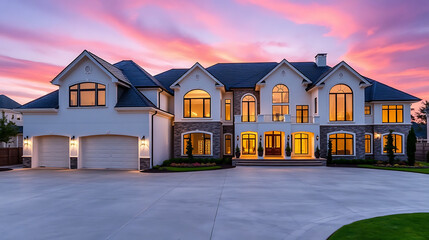 The image showcases a luxurious residence with a modern and exquisite design, exuding an atmosphere of elegance and comfort2