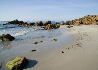 beach, cove and rocks at Trinità. La Maddalena. Gallura (OT), ITALY, Sardinia, Maddalena Archipelago