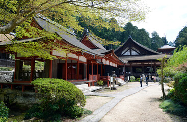 長命寺　境内　滋賀県近江八幡市