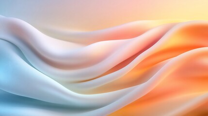 Pastel Waves Abstract Background