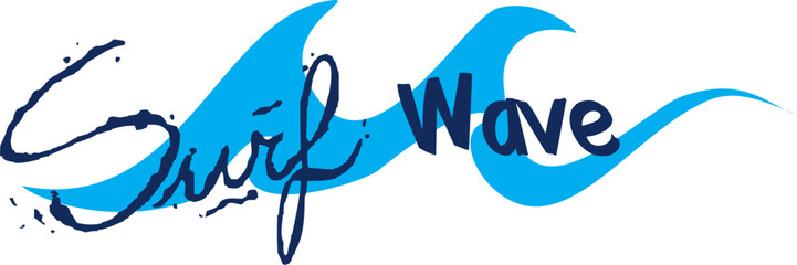 Dynamic Surf Wave Logo – Ocean-Inspired Design and Modern Athletic Style

